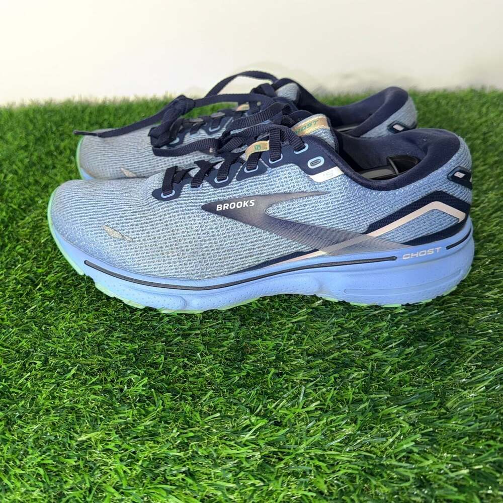 Brooks Women's Ghost 15‎ Vista Blue/Peacoat/Linen – ,